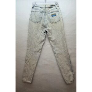 Vintage Daily Jeans Acid Wash Butterfly Embroidered High Waist Denim 13/14